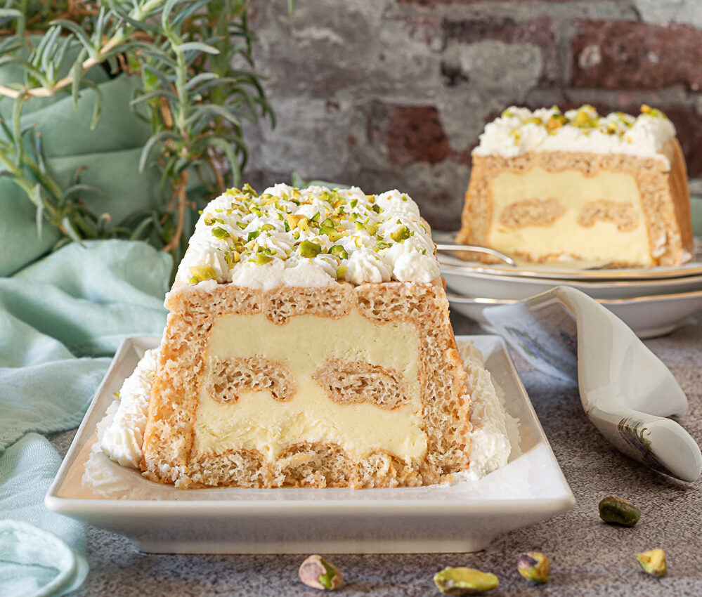 Tiramisù semifreddo met pistachenoten