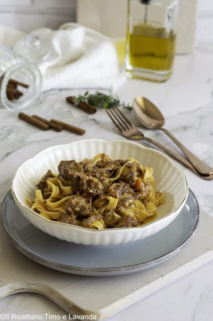 tagliatelle met wild zwijn