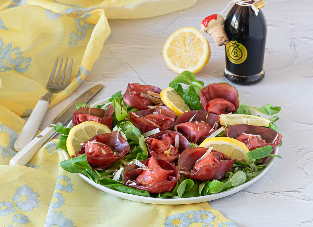 Tortelloni met bresaola en geitenkaas