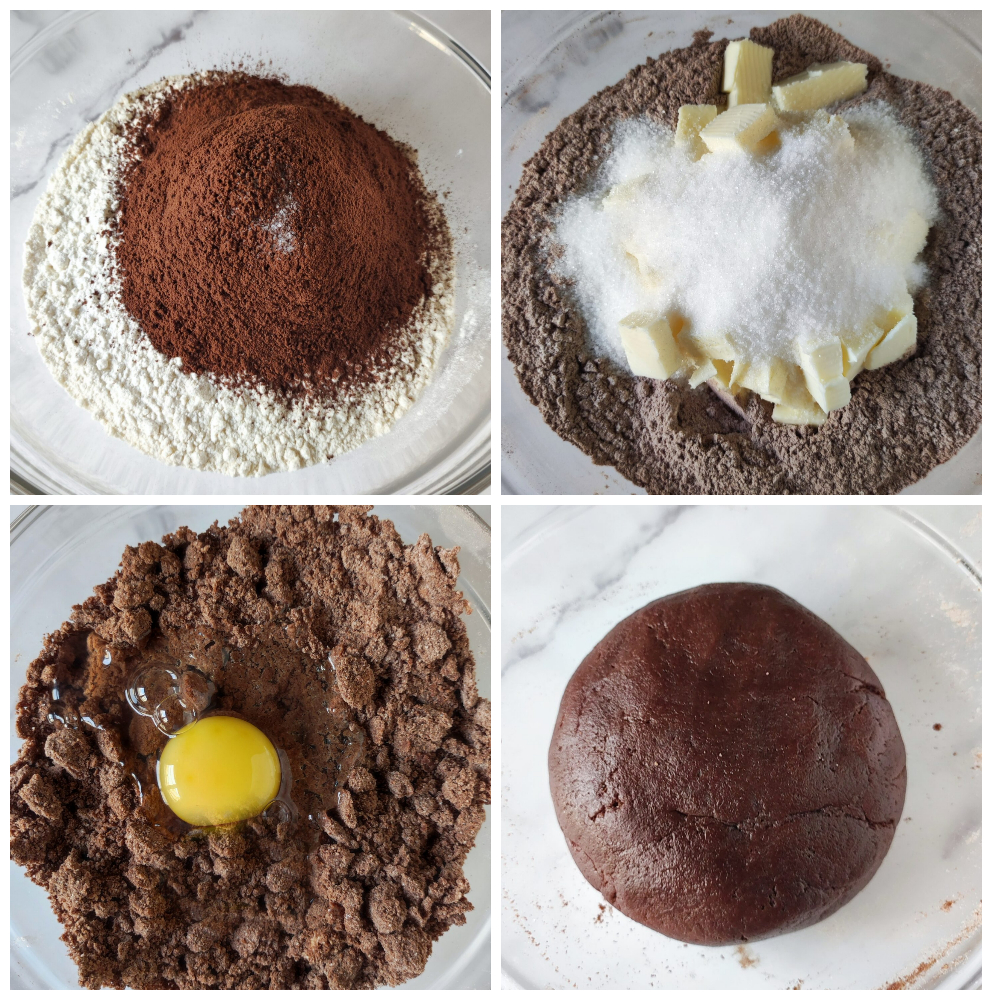 crostata met melkcrème en aardbeien