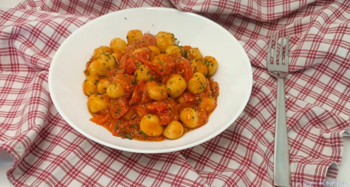 Gnocchi van kikkererwten