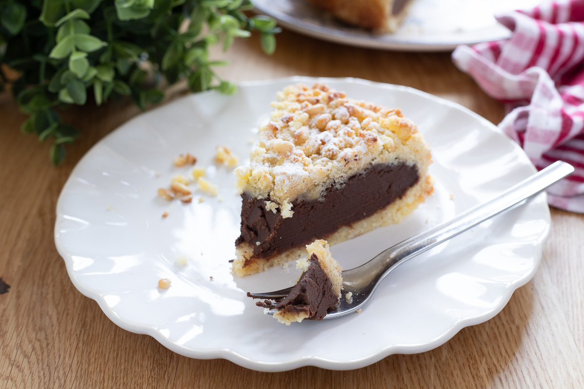 Sbriciolata met chocolade