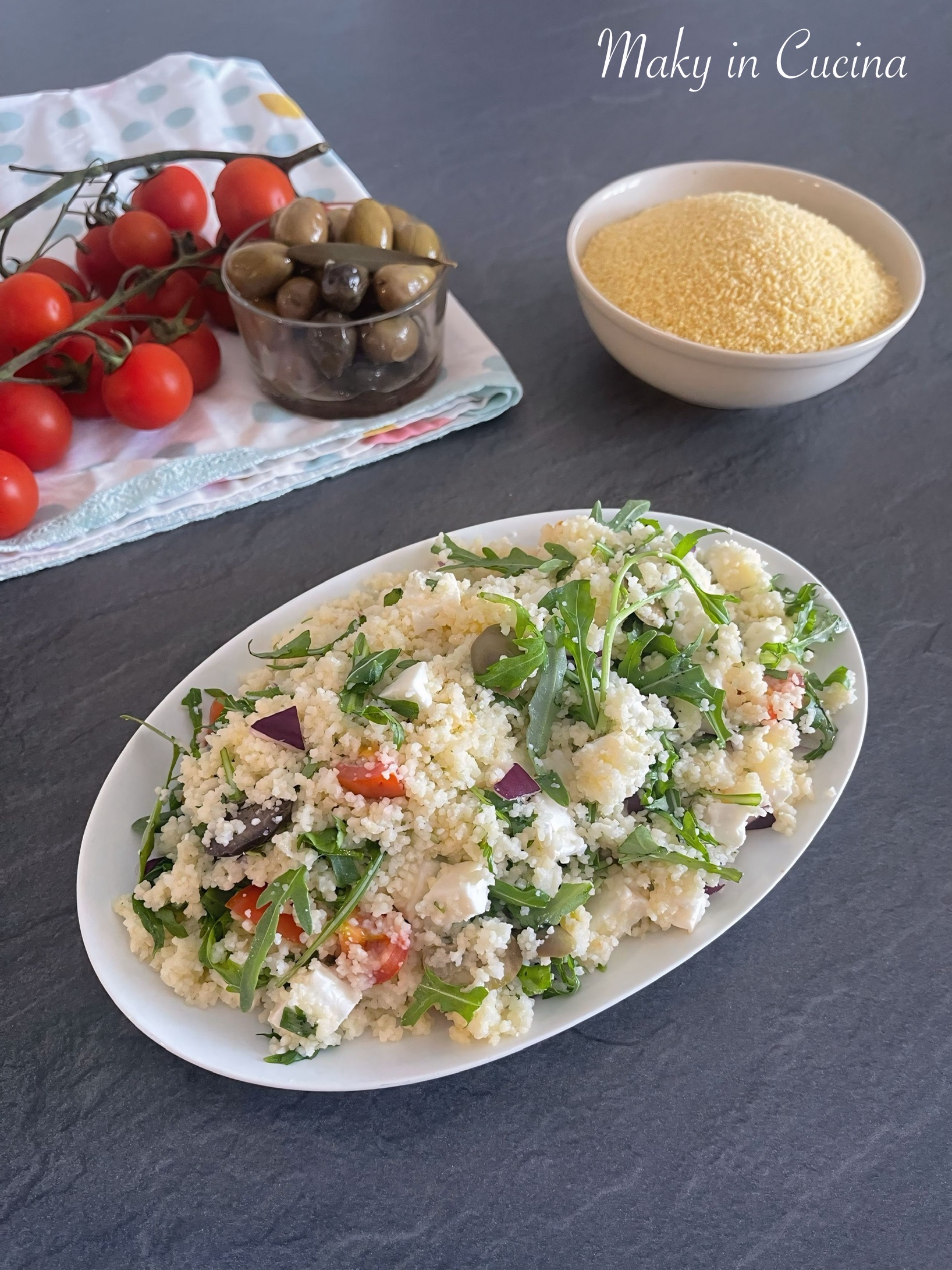 Couscous op Griekse wijze