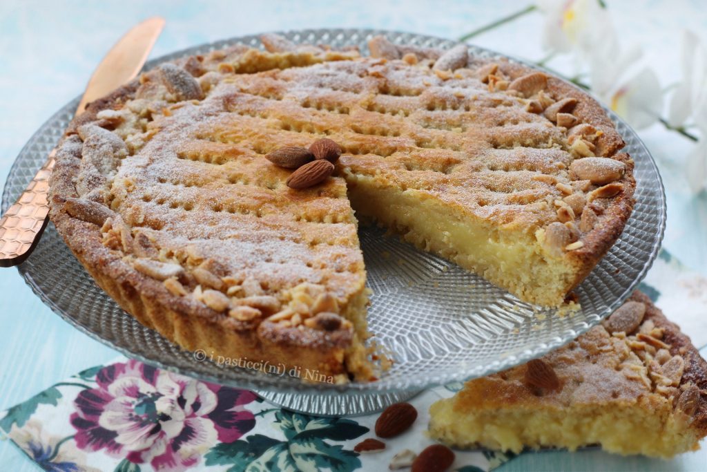 Crostata met amandelbanketbakkersroom - i pasticcini di Nina