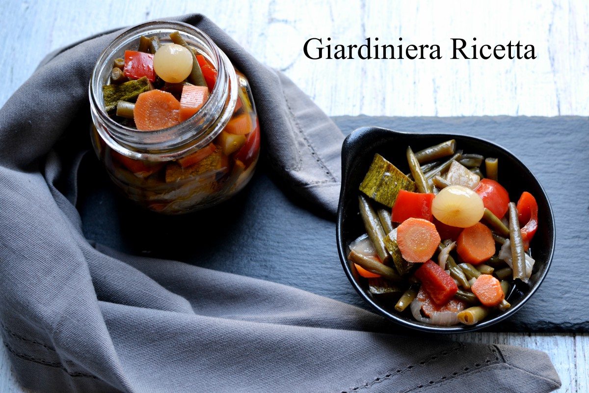 Giardiniera in zoetzure – Grootmoeders recept