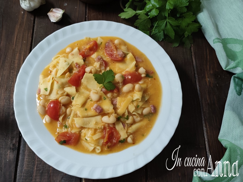 Maltagliati met boerenbonen