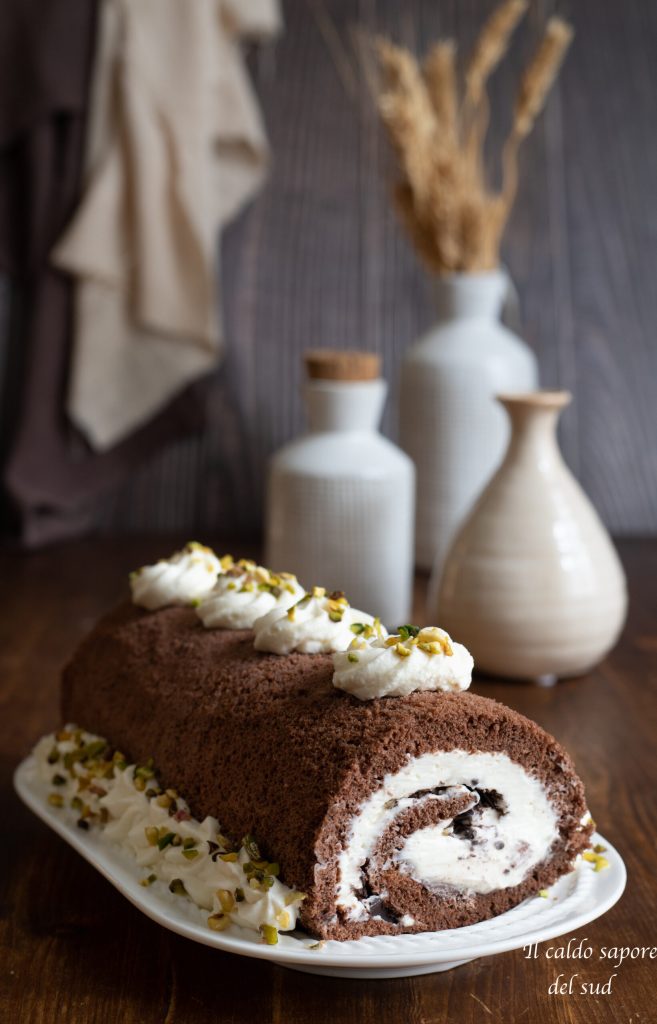 Chocoladerol met mascarponecrème