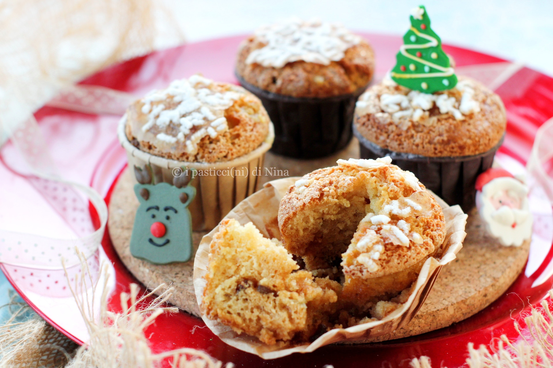 KERSTMUFFINS MET PANETTONE-SMAAK