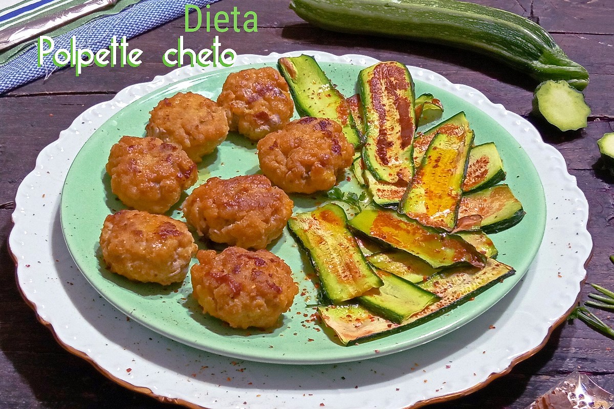 Keto-dieet: vrijdag lunch met gehaktballetjes en courgette