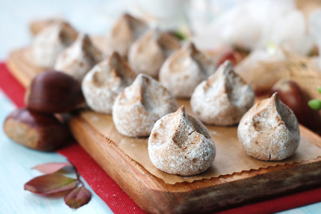 Pizzicotti met kastanjes zachte koekjes recept i pasticcini di Nina