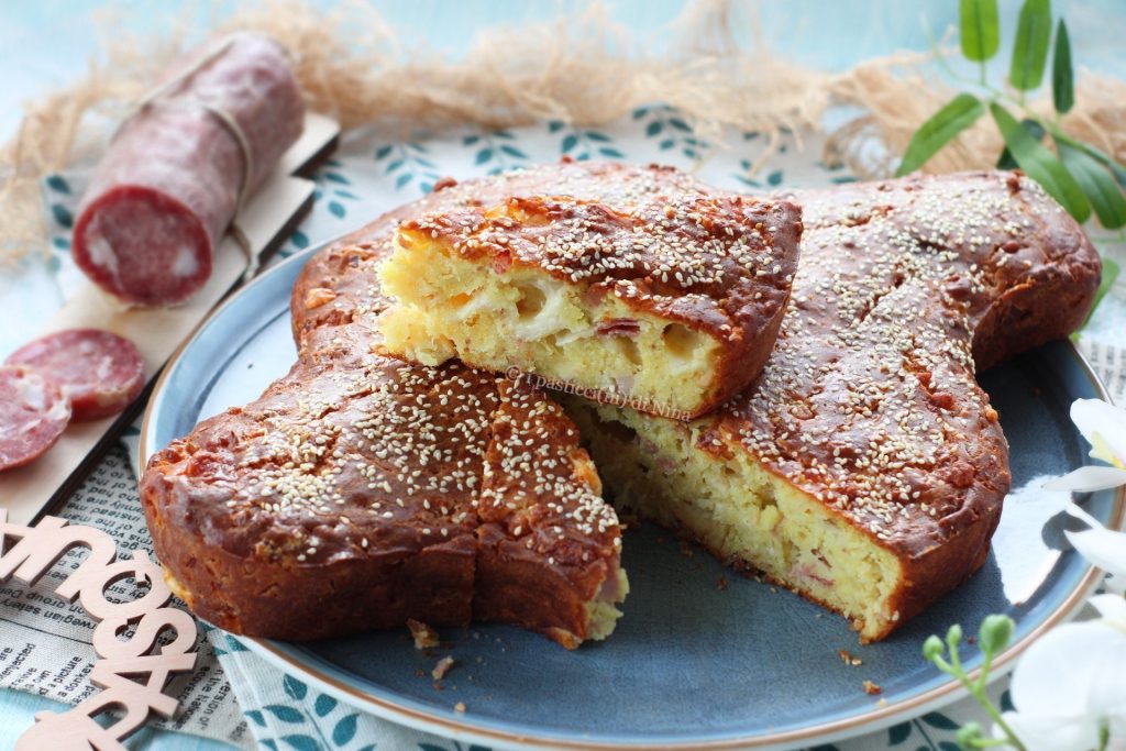 Pasenrecept hartige colomba makkelijk en snel te maken met onmiddellijke rijzing i pasticcini di Nina