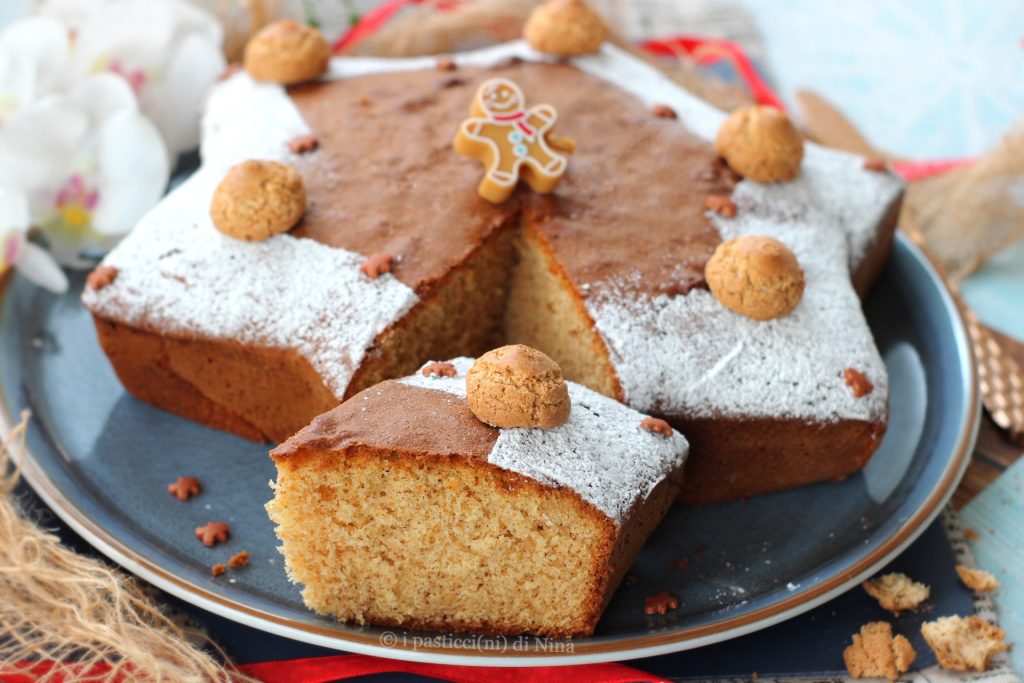 Zachte stertaart met amaretti, zelfgemaakt zonder boter | i pasticcini di Nina