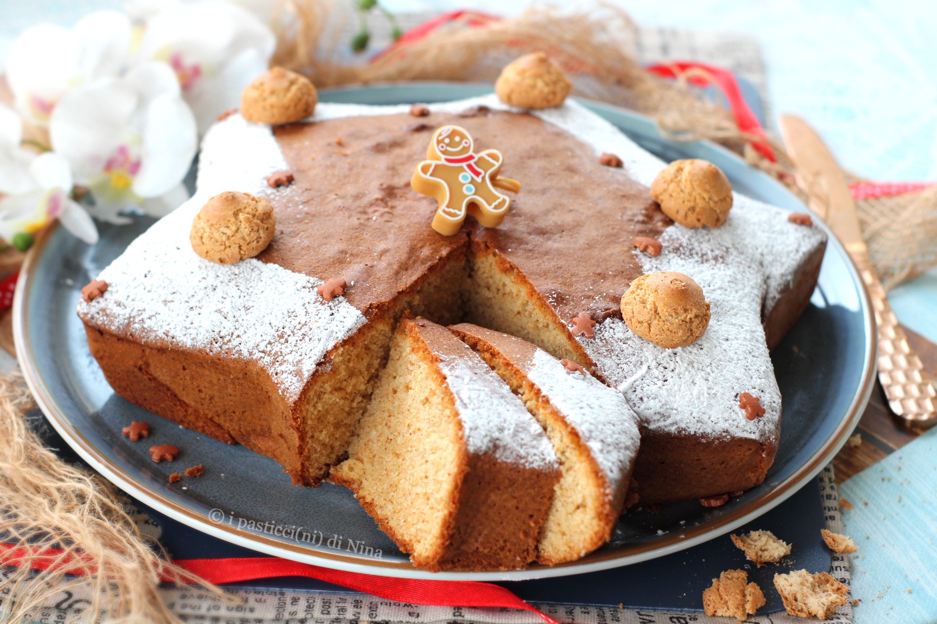 STER-TAART MET AMARETTI