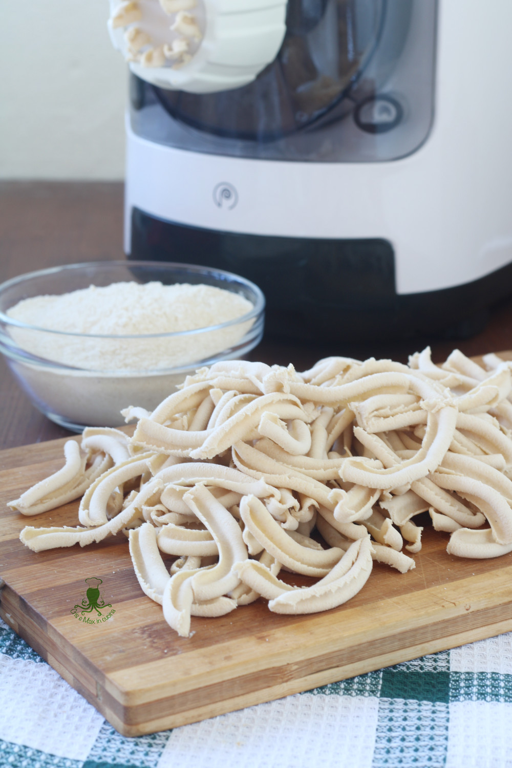 Volkoren verse pasta, recept met de pastamachine