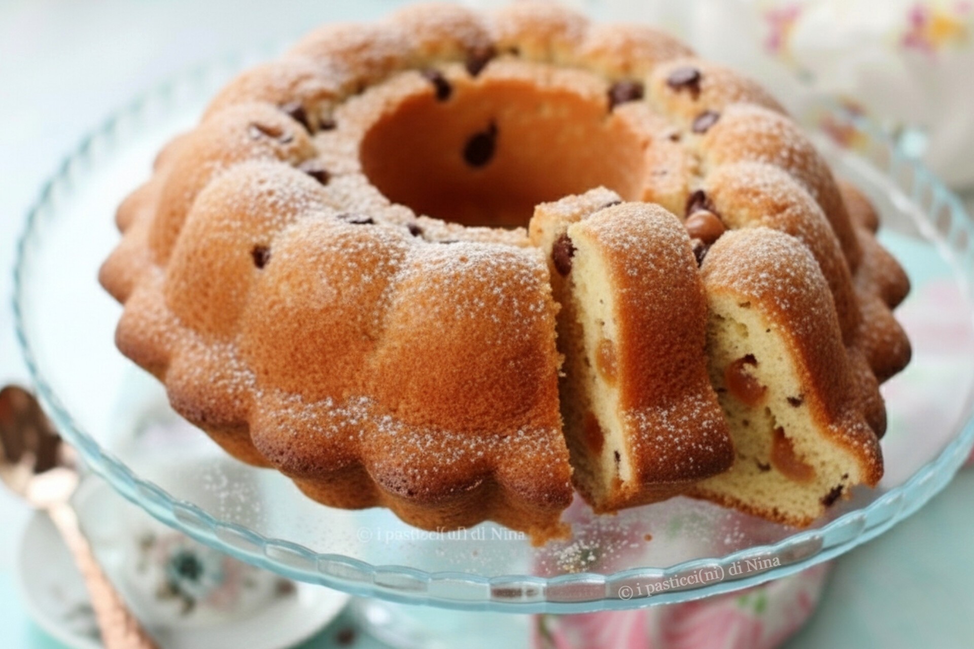 ZACHTE KRANSCAKE MET CHOCOLADE EN KARAMEL