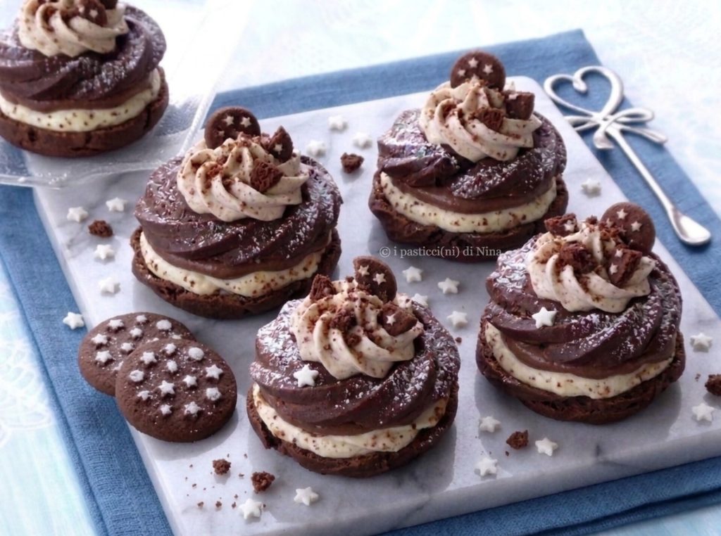 zeppole Pan di Stelle uit de oven met chocolade choux-deeg makkelijke recept i pasticcini di Nina