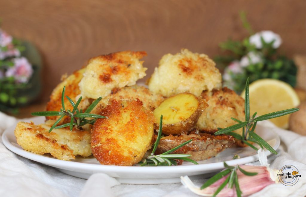 bloemkool en aardappelen uit de oven