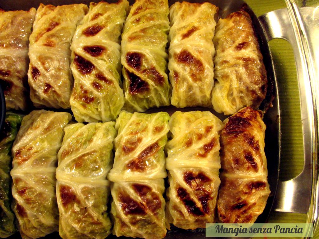 Lichte savooikoolrolletjes met vlees, Mangia senza Pancia