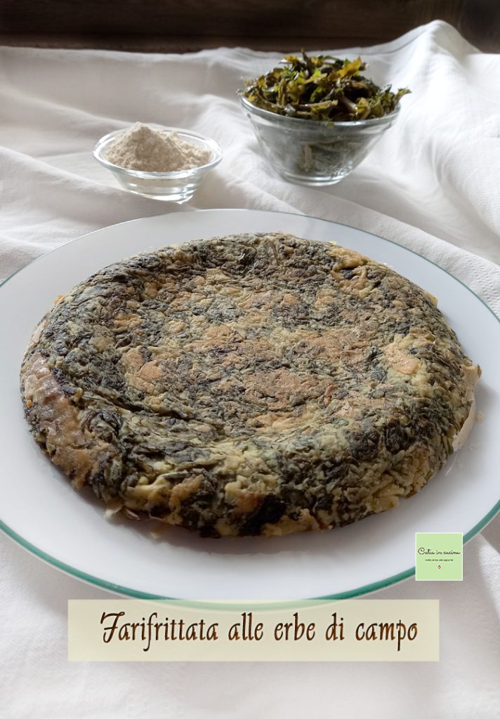 farifrittata met wilde kruiden