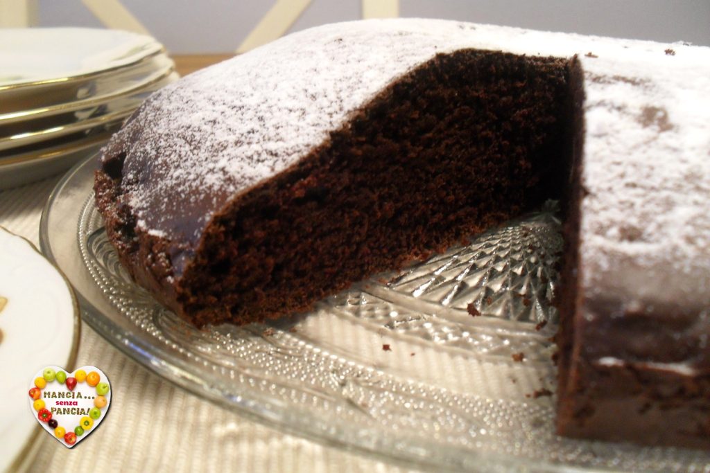 Chocolade- en sinaasappeltaart zonder eieren of boter, Mangia senza Pancia