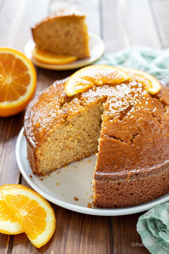 sinaasappelcake zonder boter