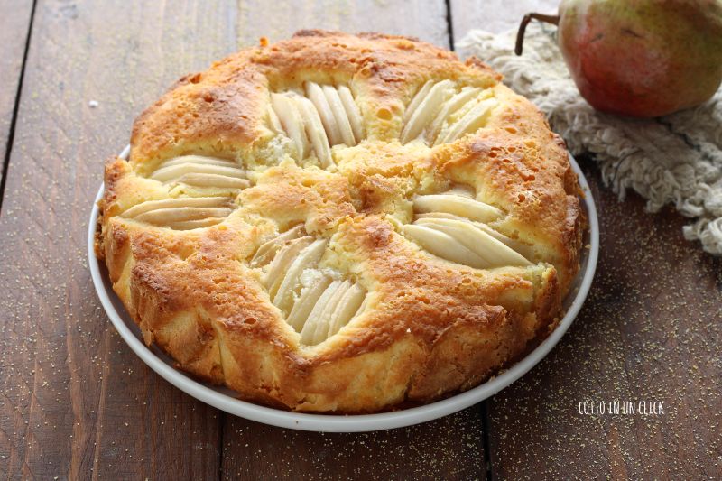 Perentaart zonder gluten en lactose