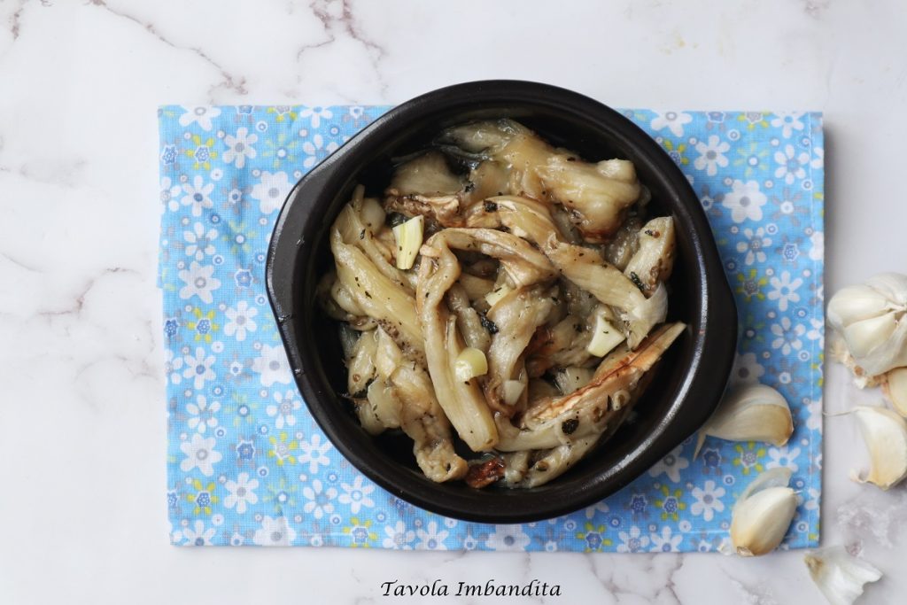 Salade van aubergines