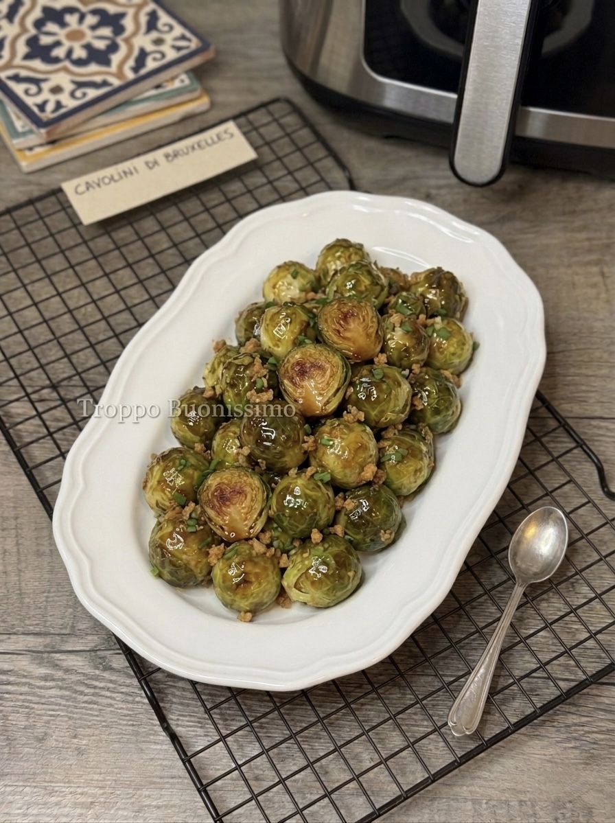 Smaakvolle spruitjes in de airfryer