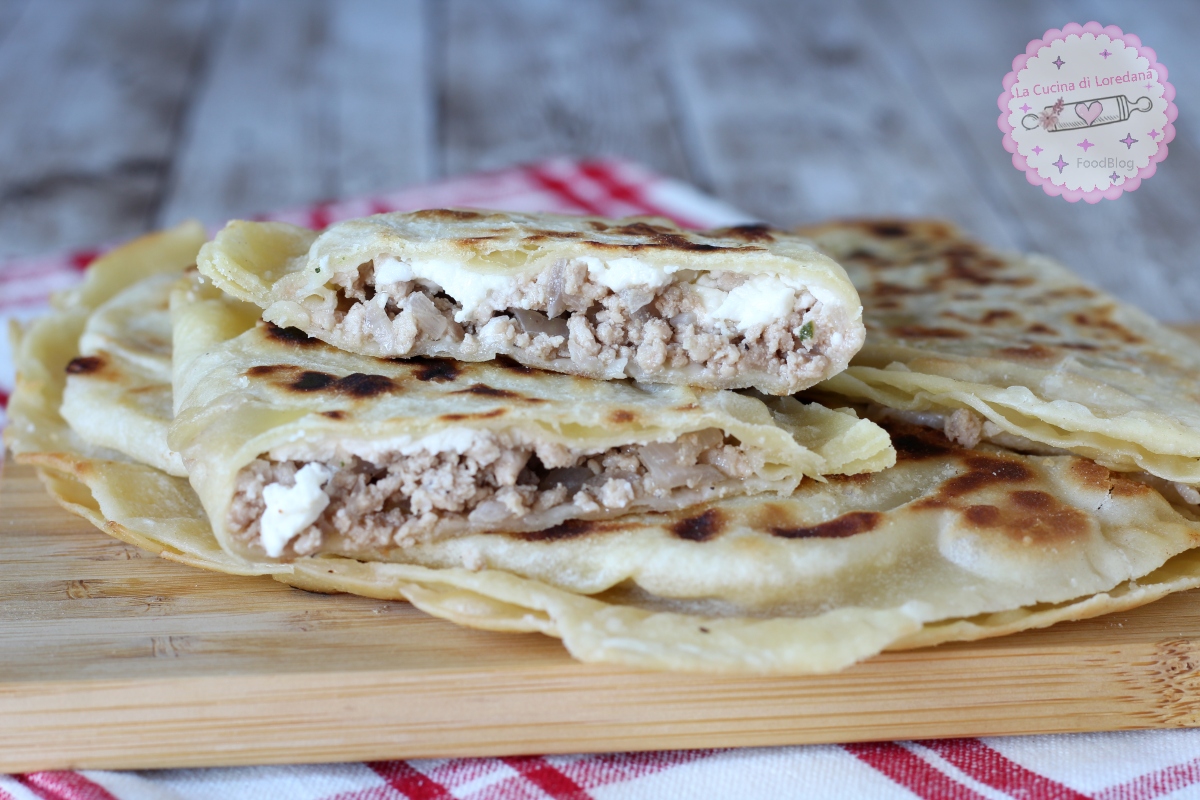 TURKSE PIADINA MET VLEES het lekkerste en meest smaakvolle rustieke gerecht