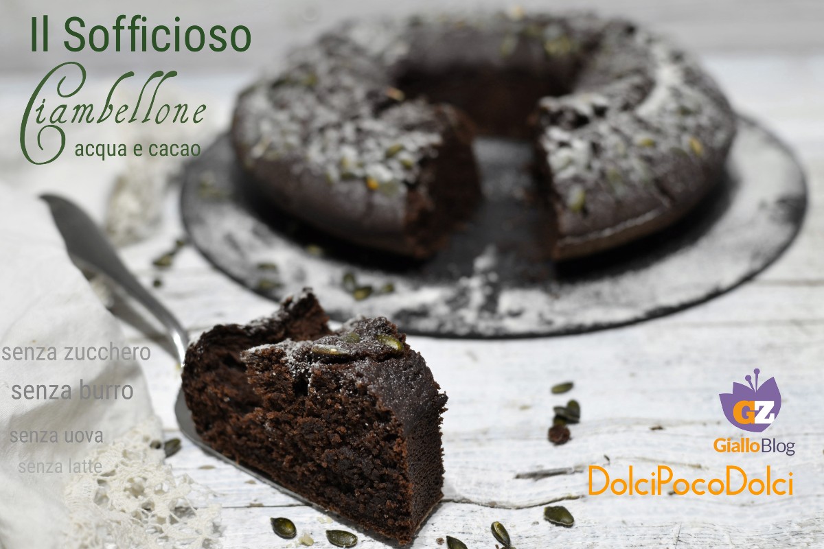 Zachte water-bundtcake zonder boter, eieren en suiker – Met Bimby of garde