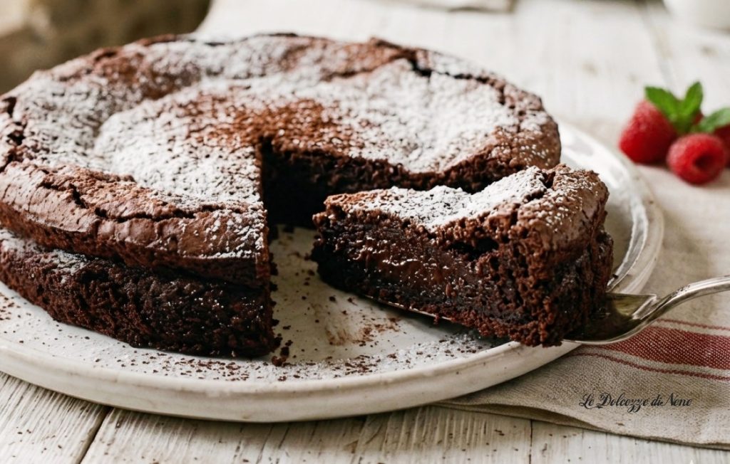 torta tenerina met pure chocolade