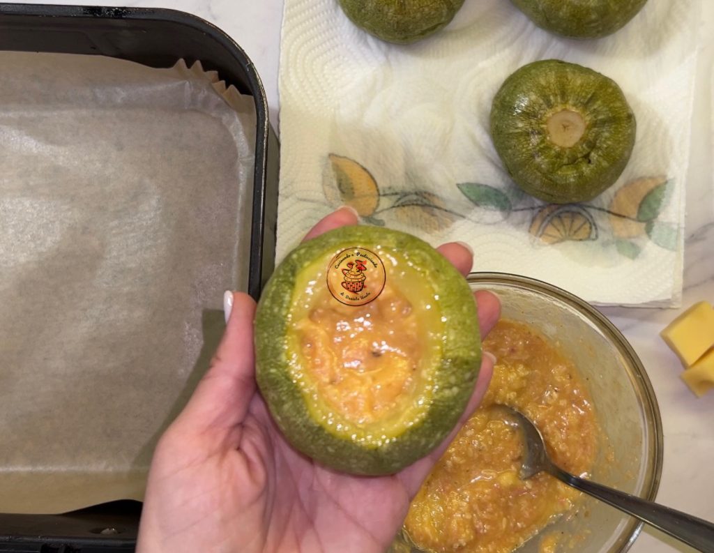 GEVULDE COURGETTES GEBAKEN IN DE AIRFRYER