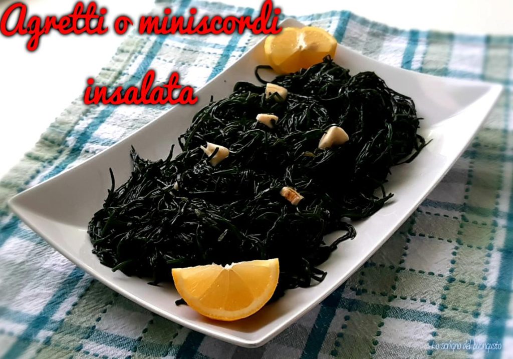 Agretti of miniscordi salade