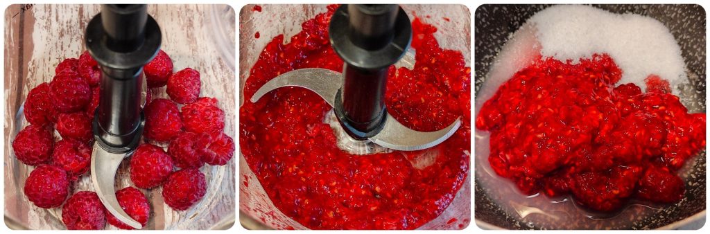 Panna cotta met frambozen