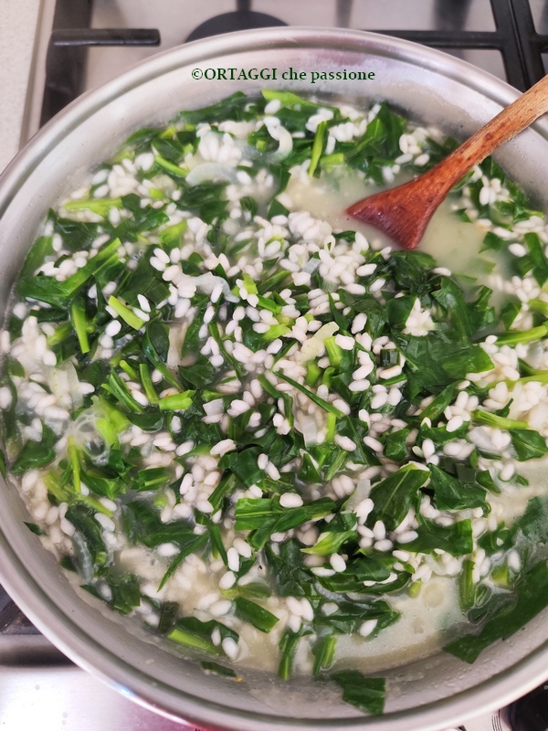 risotto met carletti tot gaarheid brengen