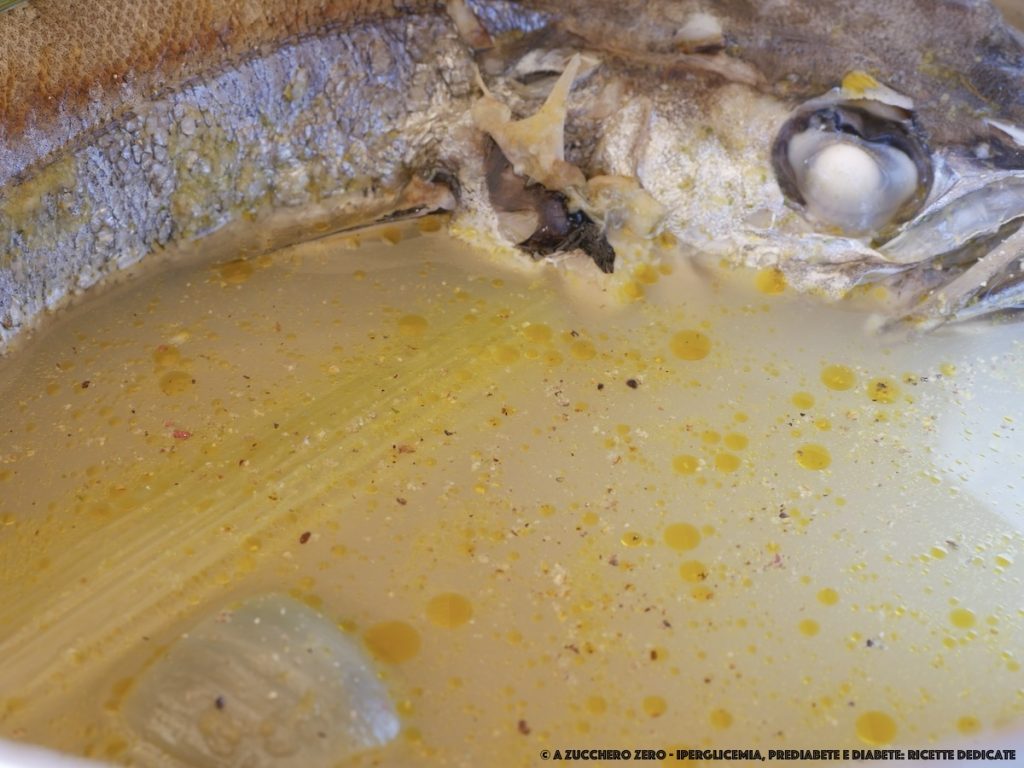 Bouillon van verse kabeljauw