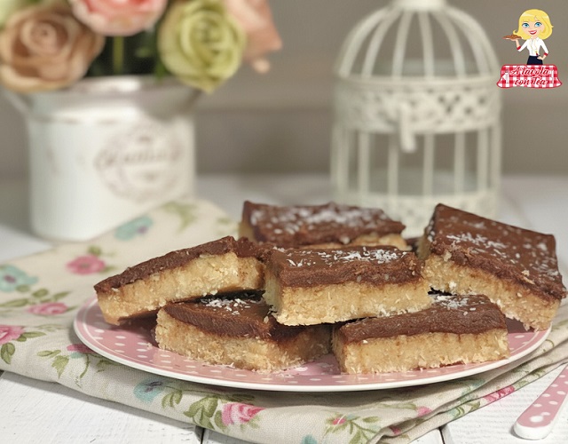 BOUNTY-taart kokos en chocolade ZONDER BAKKEN