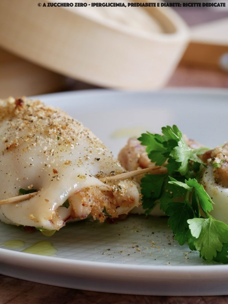 Gevulde calamari uit de oven (light)