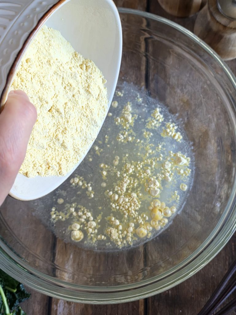 Farinata van kikkererwten met cavolo nero