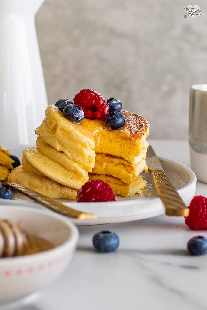 Fluffy Japanse pannenkoeken