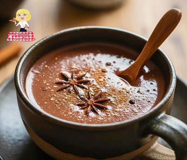 GEKRUIDE WARME CHOCOLADE