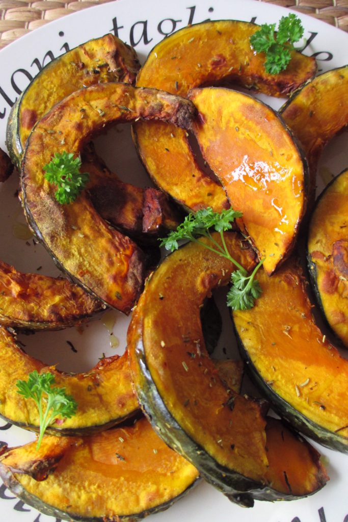 Geroosterde pompoen in de airfryer, Eet zonder Buik