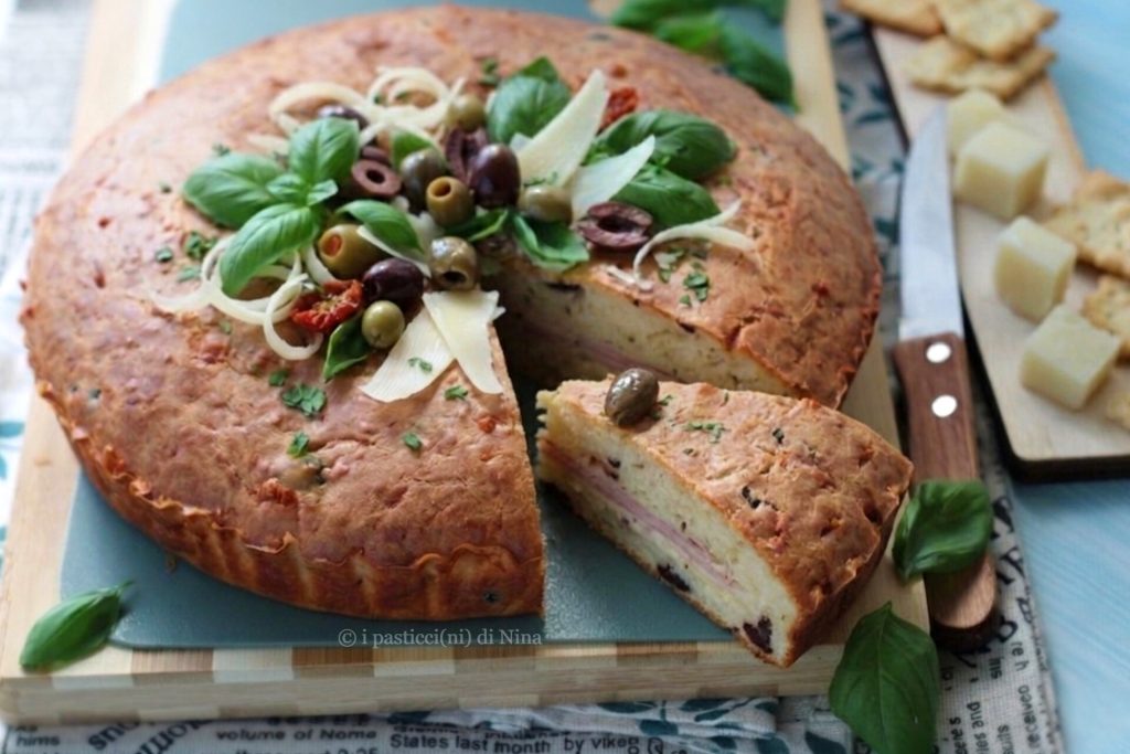 gevulde kaastaart makkelijk en snel zonder rijzen recept i pasticcini di Nina