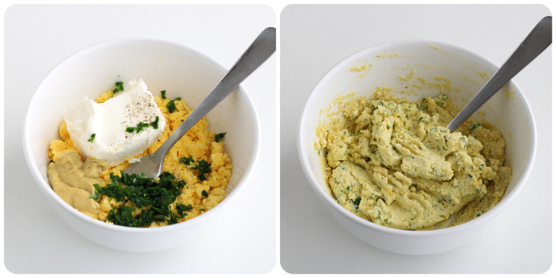 vulling voor gekookte eieren