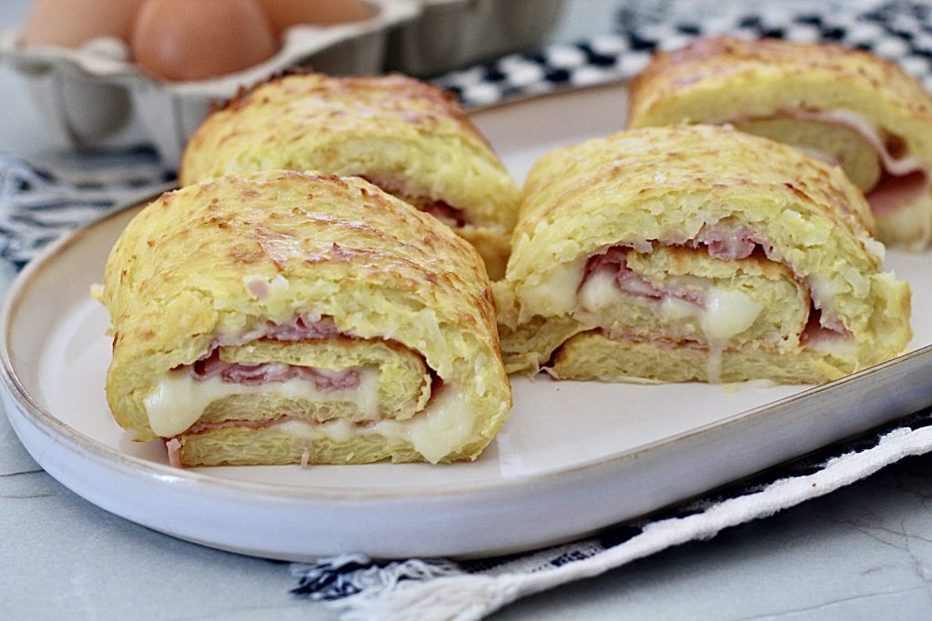 Gevulde aardappelrol, de perfecte redding voor het avondeten.