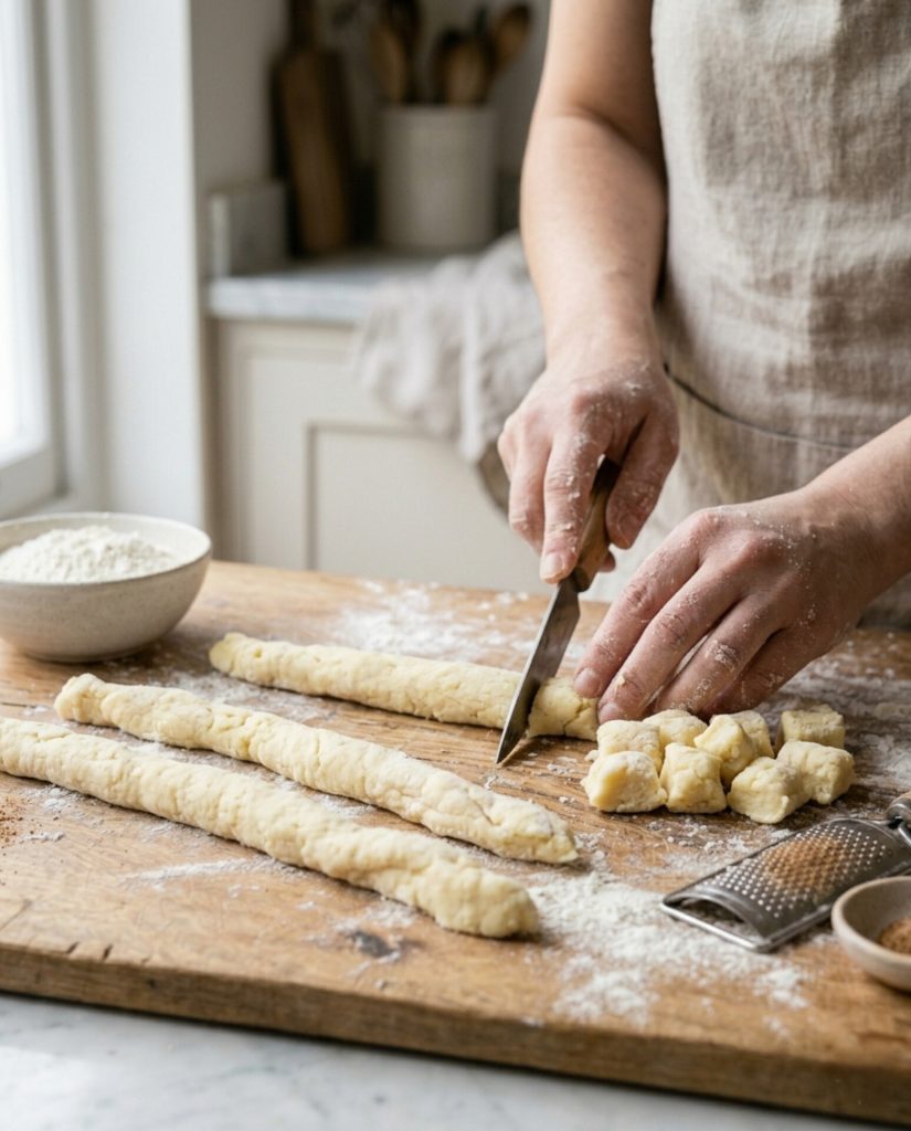 We vormen de gnocchi