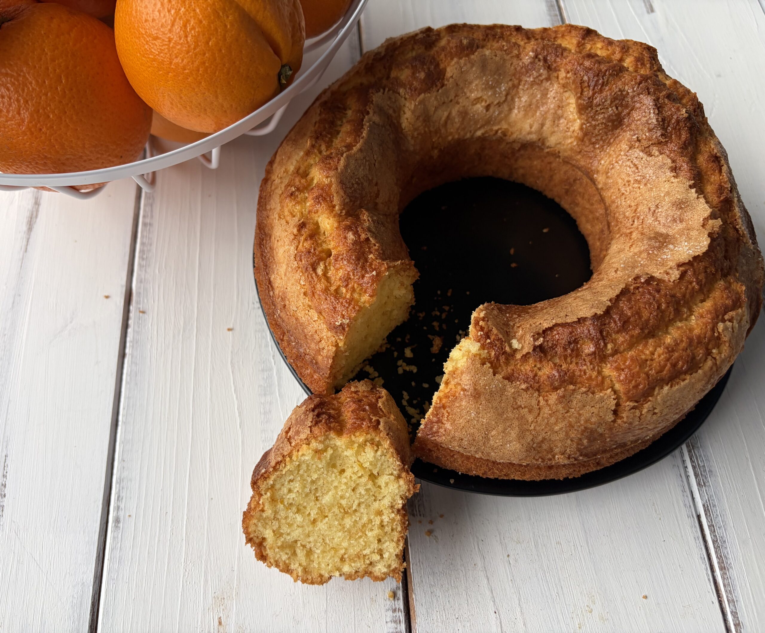 Tulband met ricotta en sinaasappel in de airfryer