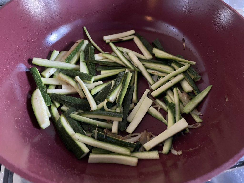 verse pasta met speck en courgette 5