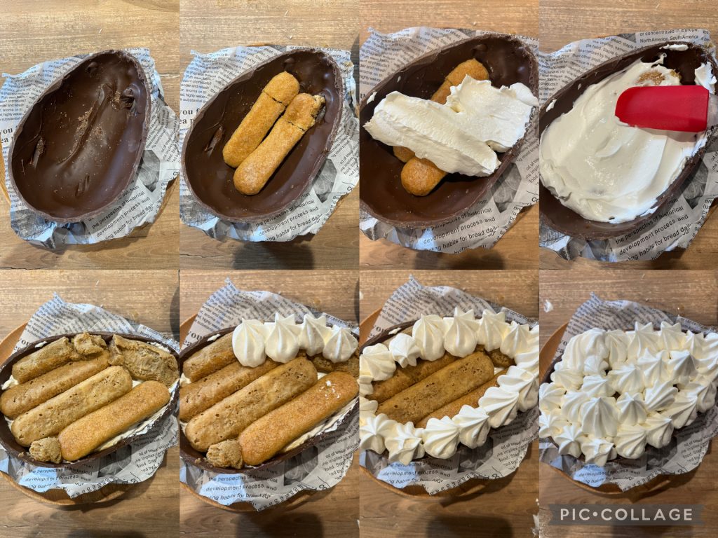 Tiramisù in het paasei