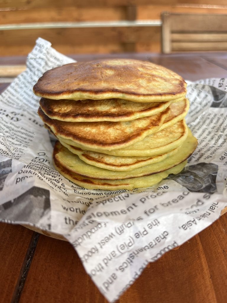 Hartige pannenkoeken met courgette